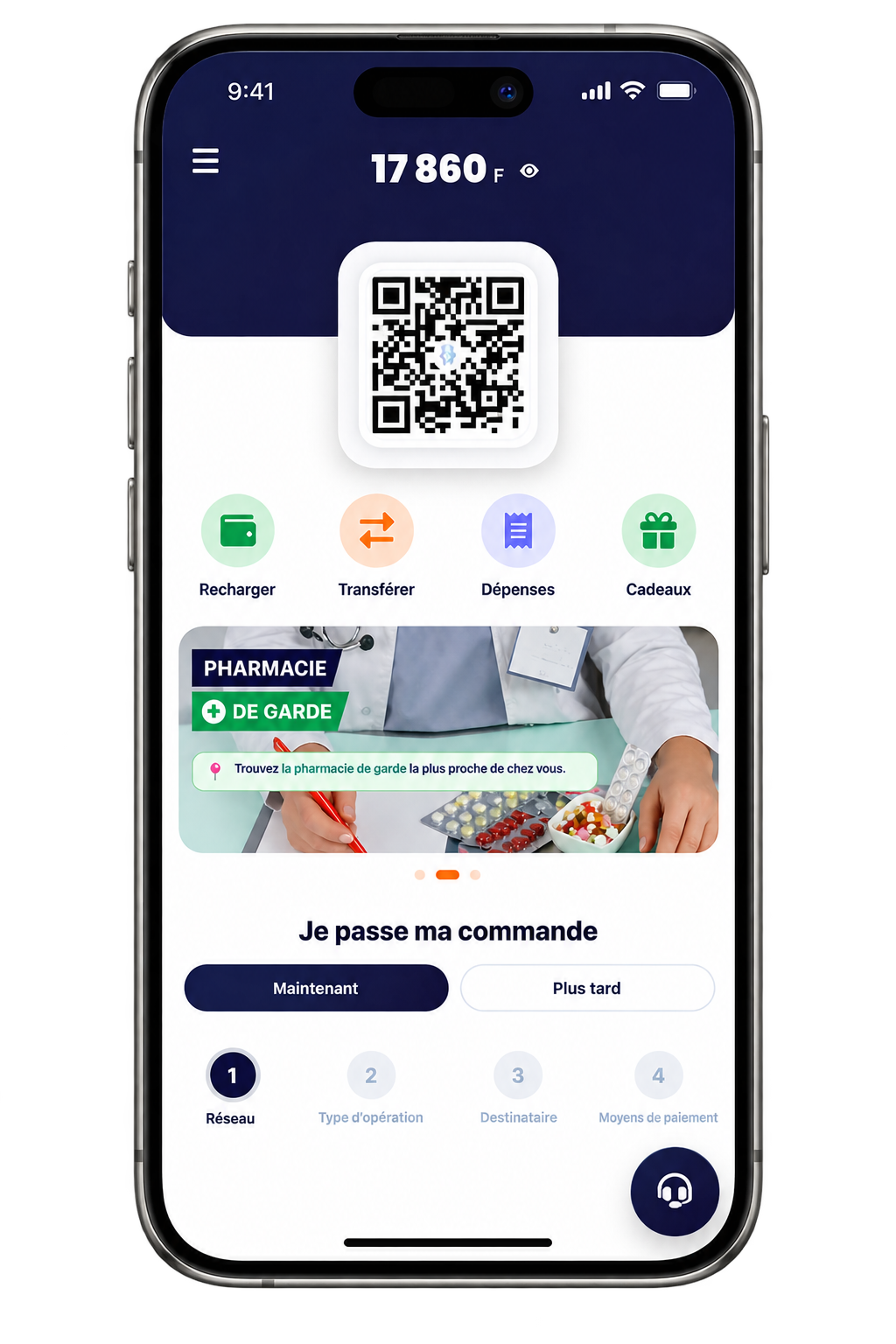 Aperçu de l'application KBINE PLUS